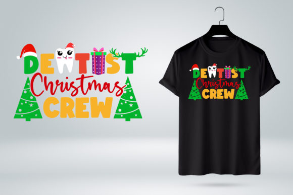 Dentist Christmas Crew Shirt Graphics & T-Shirt Designs