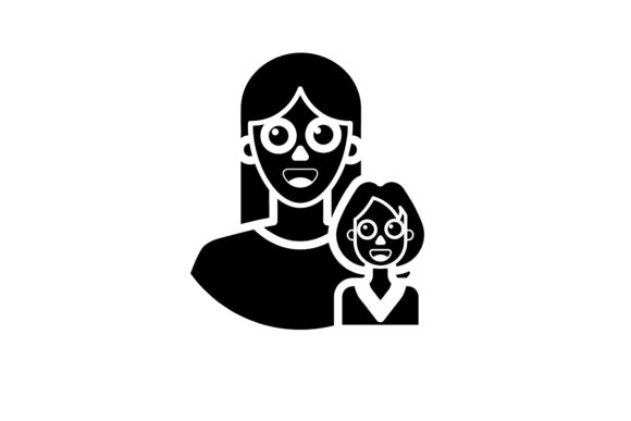 Reviewing the Mom Icon Daughter Black Filled Design