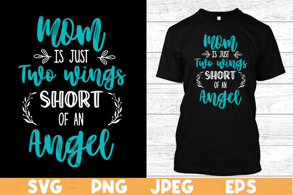 Reviewing the Mom is Just Two Wings Short Design
