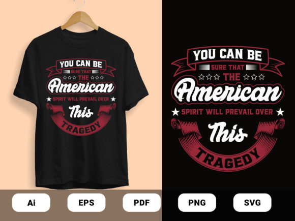 The American T-shirt Design Vector: Graphics & Print Templates